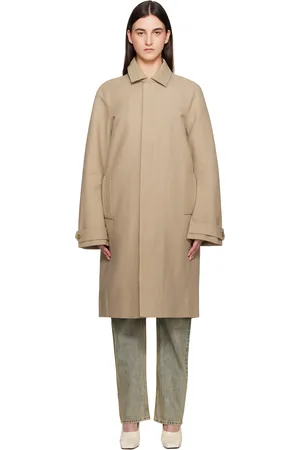 Entire Studios Trench de style cache-poussière beige