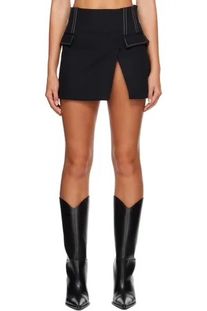 DION LEE Minijupe Frame noire