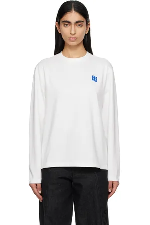 Ader Error T-shirt à manches longues TRS Tag 01 blanc - Significant