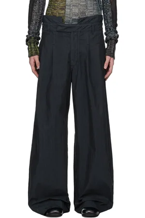 ECKHAUS LATTA Pantalon parachute bleu marine