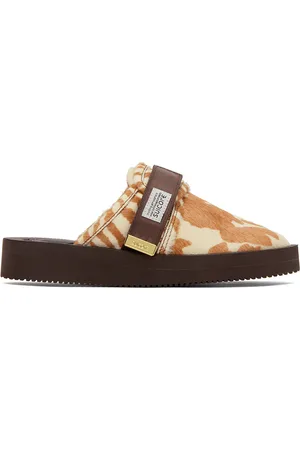 SUICOKE Sandales ZAVO-VHL brun et blanc