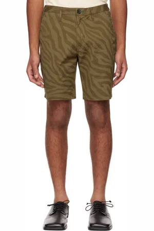 Paul Smith Short vert à motif zébré