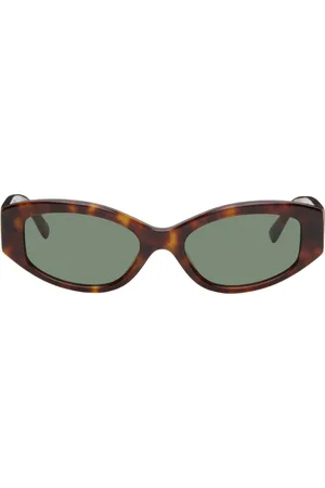 Insatiable High Lunettes de soleil Jude écailles de tortue exclusives à SSENSE