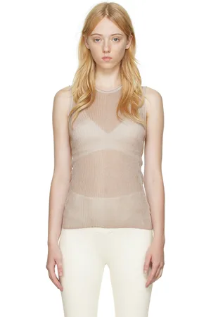 DION LEE Débardeur côtelé