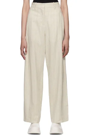 Holzweiler Pantalon Vidda blanc cassé