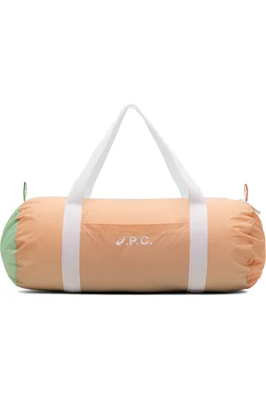 A.P.C. Sac de sport orange et vert édition ASICS