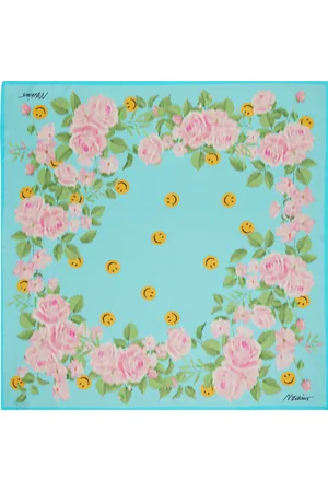 Moschino Foulard Seta multicolore en sergé
