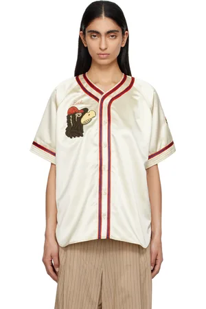 BODE Chemise de baseball Redtail blanc cassé