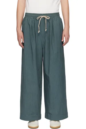 JAN JAN VAN ESSCHE Pantalon de survêtement ample bleu à taille élastique - O-Project