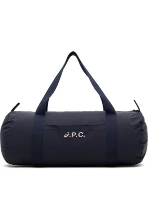 A.P.C. Sac de sport bleu marine édition ASICS
