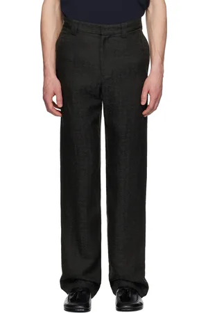 Givenchy Pantalon chino de soirée gris à monogrammes 72