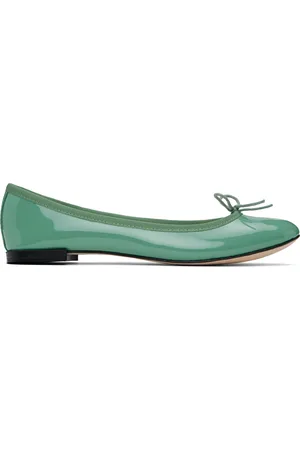 Repetto Ballerines Cendrillon vertes exclusives à SSENSE