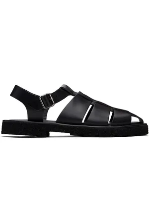 Paul Smith Sandales style pêcheur Sandoval noires en cuir