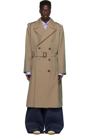 Maison Margiela Trench gris à double boutonnage