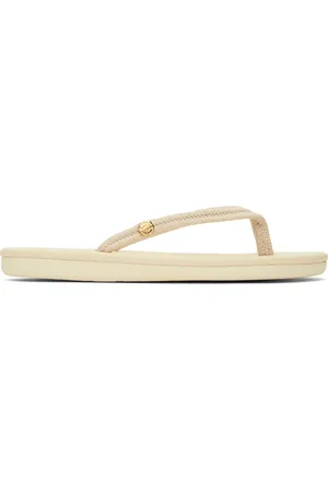 Ancient Greek Sandals Tongs Saionara beiges en corde