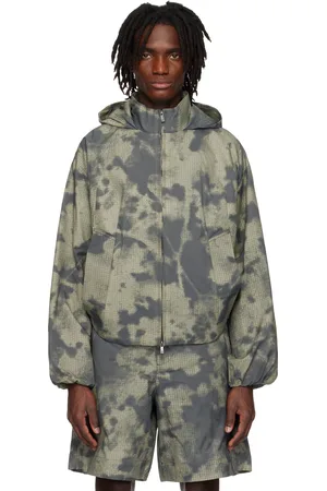 pet-tree-kor Blouson Tension gris à capuche