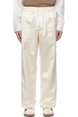 BODE Pantalon de survêtement blanc cassé à garnitures Candyfloss