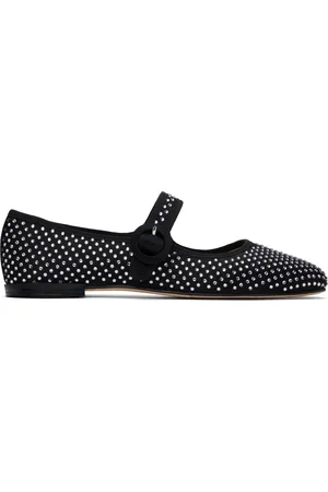 Repetto Ballerines de style Charles IX Georgia noires à bout carré