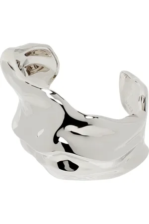 DRIES VAN NOTEN Bracelet argenté en laiton