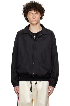 BODE Blouson de survêtement noir en nylon