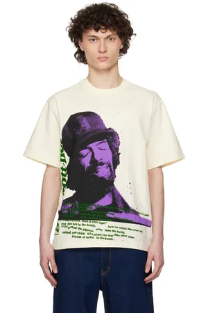 AWAKE NY T-shirt blanc cassé à image - Gil Scott-Heron