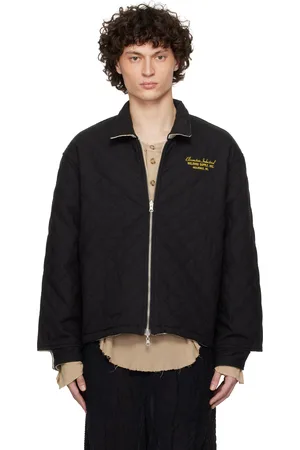 BODE Blouson matelassé réversible Bloomstein noir et beige