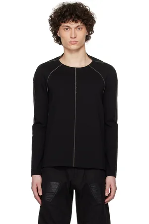 CARNET-ARCHIVE T-shirt à manches longues Human-Shell noir