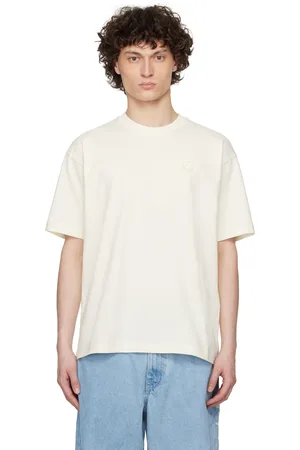 A Bathing Ape T-shirt blanc cassé à logo AAPE Now
