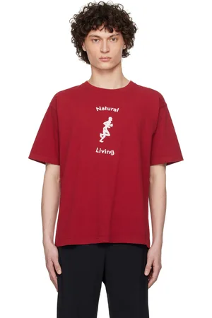 District Vision T-shirt California rouge en coton