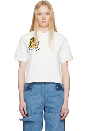 Kenzo Polo blanc à logos brodés édition VERDY - Market