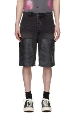 KSUBI Short menuisier Maxx noir en denim