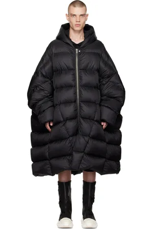 Rick Owens Blouson surdimensionné Peter noir rembourré en duvet