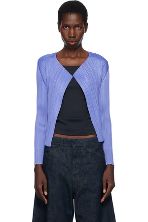 PLEATS PLEASE ISSEY MIYAKE Cardigan Monthly Colors March bleu