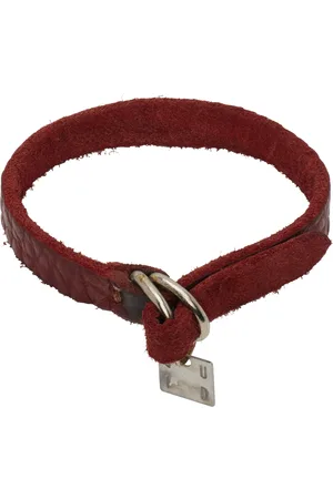 GUIDI Bracelet de style ceinture rouge