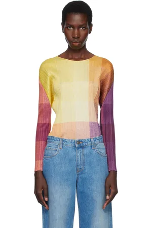 PLEATS PLEASE ISSEY MIYAKE Pantalon multicolore - Photon
