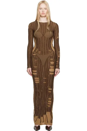 Diesel Robe longue Calimera brune