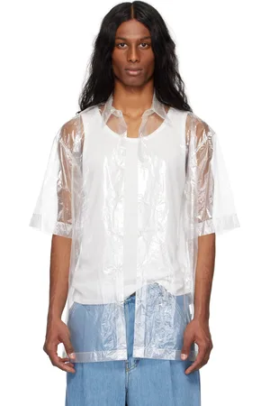 DRIES VAN NOTEN Chemise transparente en nylon