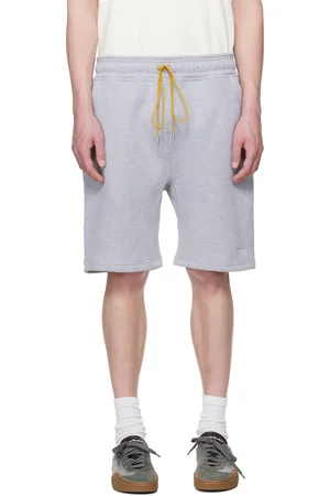 Rhude Short de survêtement gris