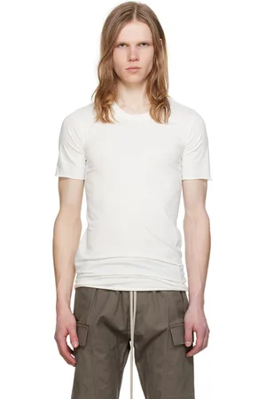 Rick Owens T-shirt blanc cassé
