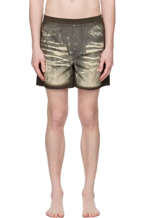 Diesel Maillot de bain Rio-41 brun à effet trompe l