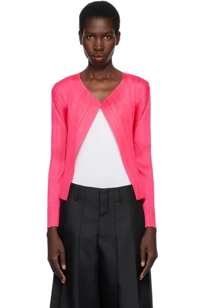 PLEATS PLEASE ISSEY MIYAKE Cardigan Monthly Colors March rose