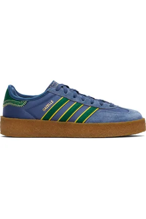 adidas Baskets CLOT Gazelle bleu marine et vert édition Edison Chen