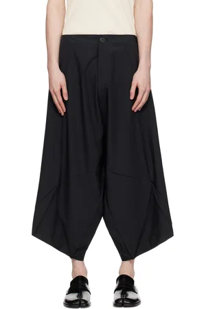 Issey Miyake Pantalon Unified Half Cubes noir