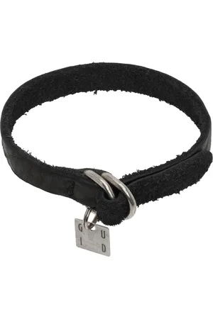 GUIDI Bracelet de style ceinture noir
