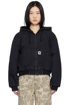 Carhartt Blouson de sport OG noir en denim