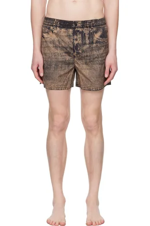 Diesel Maillot de bain Ken-37 brun à image trompe l