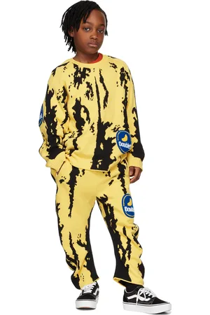 DOUBLET Enfant | Pantalon de survêtement Banana jaune et noir