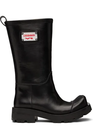 Charles Jeffrey Loverboy Bottes Moggies noires à bout moulé