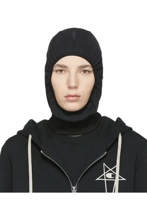 Rick Owens Passe-montagne noir édition Champion