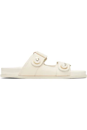 Jimmy Choo Sandales Fayence blanc cassé